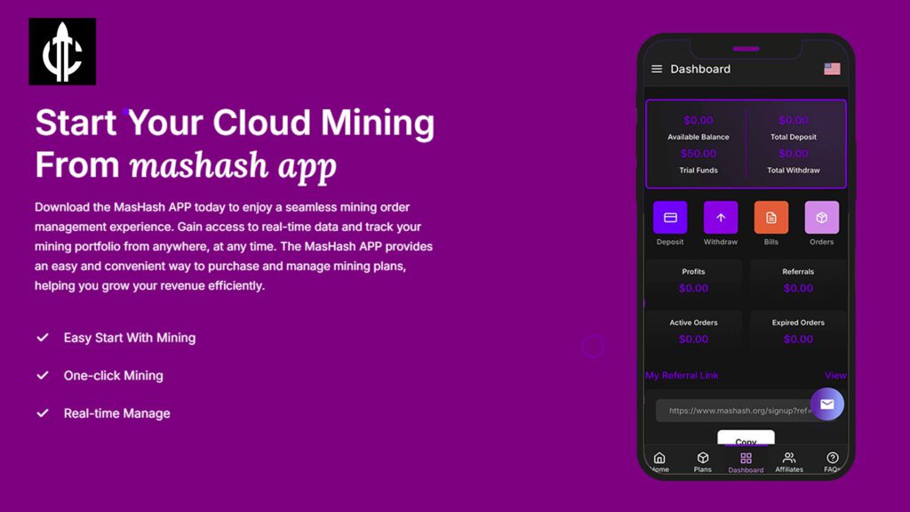 MasHash Mining App